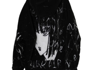 Mr. Black Winter Lamb Hair Graffiti Girl