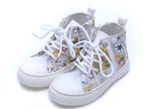 Non-slip graffiti canvas shoes