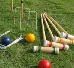 Advanced Wooden Gateball Team Of 6 Gateball