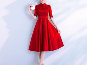 The End Elegant Long Sleeve Thin Company Annual Meeting Black Dress Dress Long Section