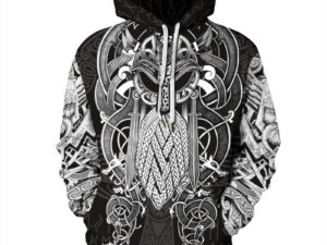 Digital Printing Men's Sports And Leisure Pullover Long-Sleeved Hooded Sweater With Hoodie