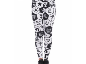 Geometric High Waist Sport Pants