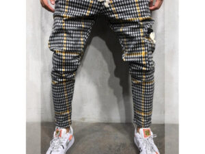 Autumn Pocket Pant Men Trouser Black Pants Male Trousers