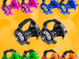 Pvc Children's Roller Skates Three-color Luminous Roller Skates