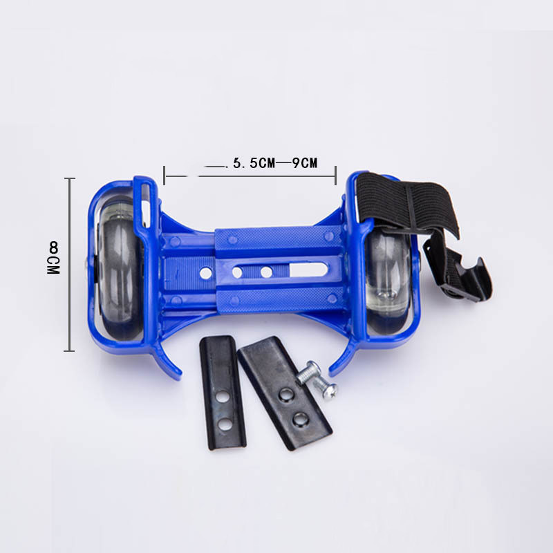 Pvc Children's Roller Skates Three-color Luminous Roller Skates - Image 4