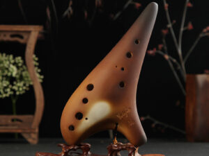 12 hole alto G tone professional unbaked ocarina
