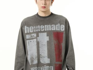 Worn Out Street Loose T-shirt Top